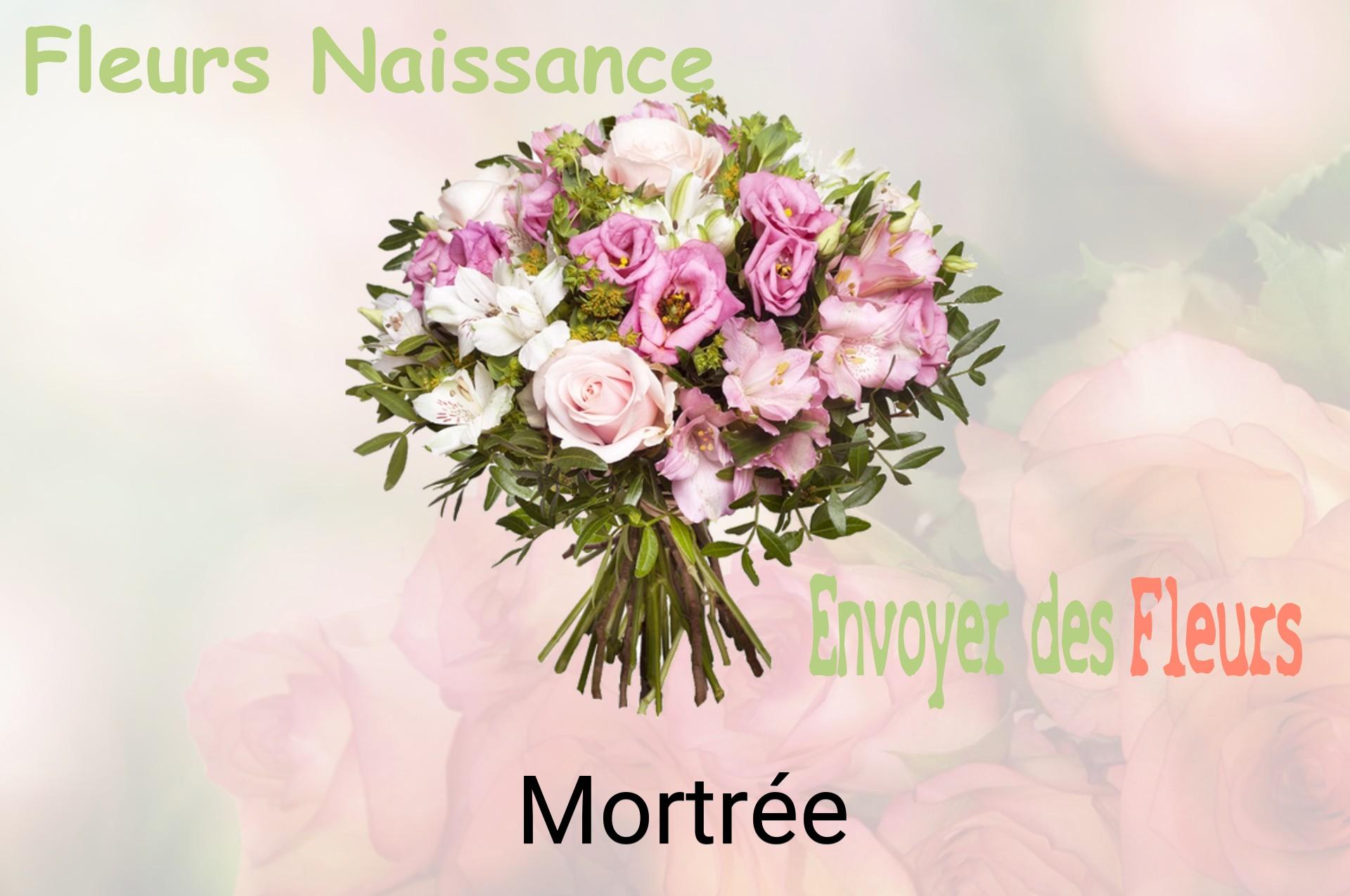 Bouquet de fleurs de naissance livré à Mortrée